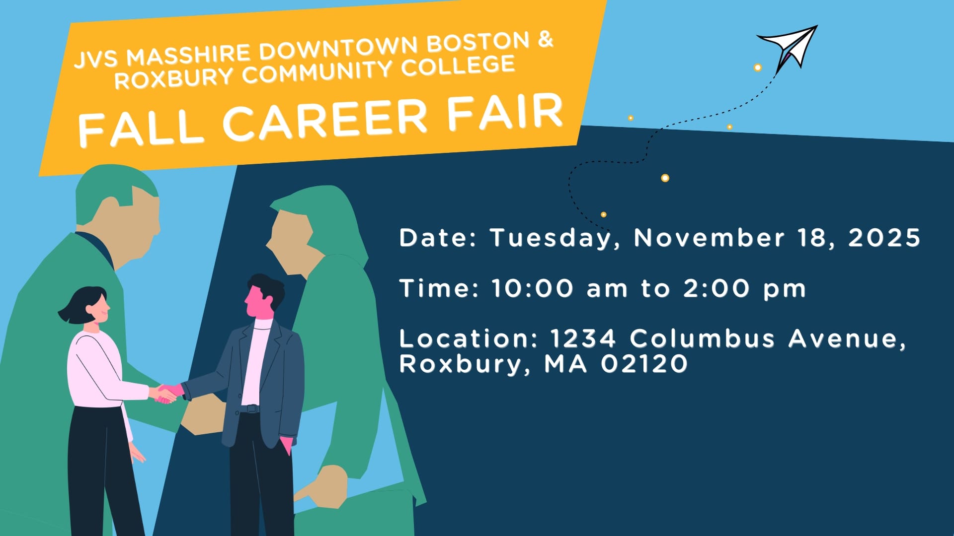 MassHire Downtown Boston and Roxbury Community College Fall Career Fair